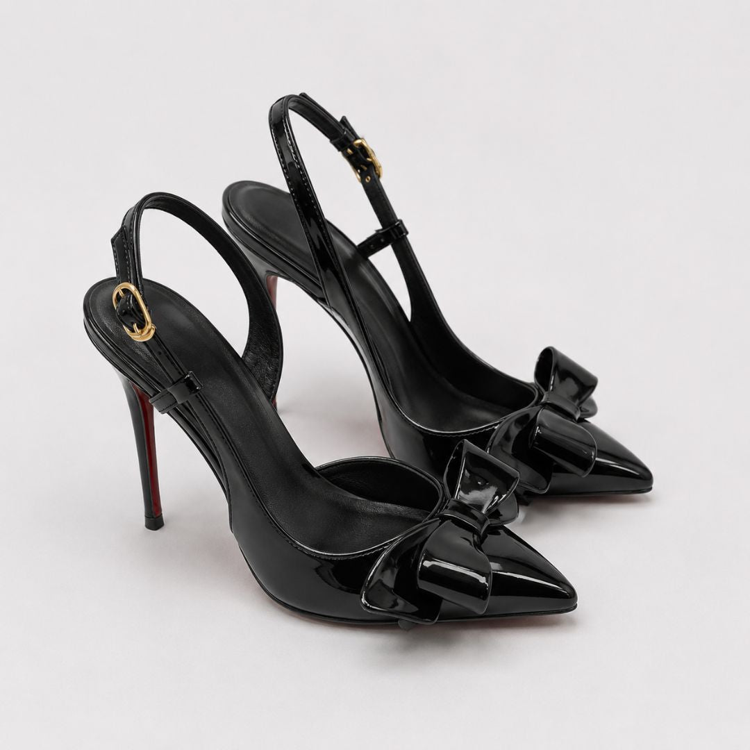 Midnight Bow Stilettos