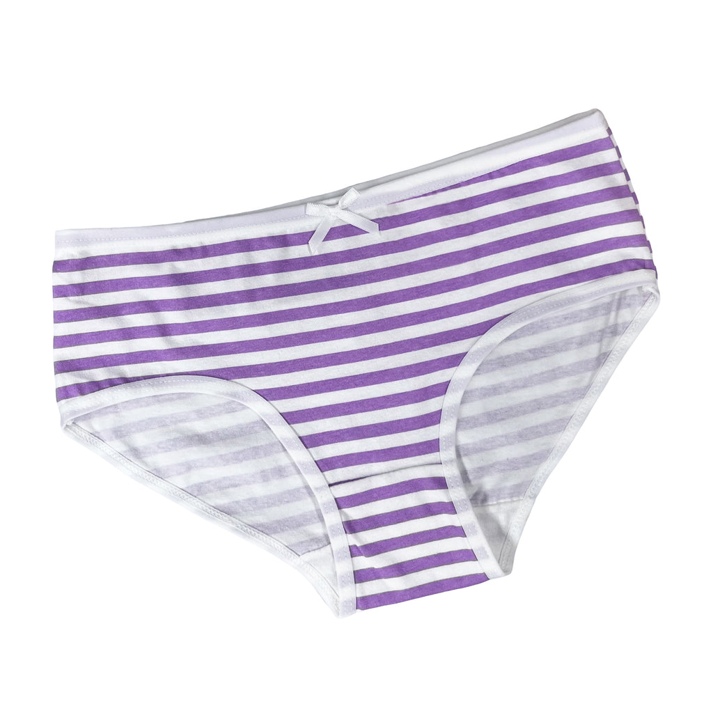 Purple striped panties top down view, perfect panties for a femboy