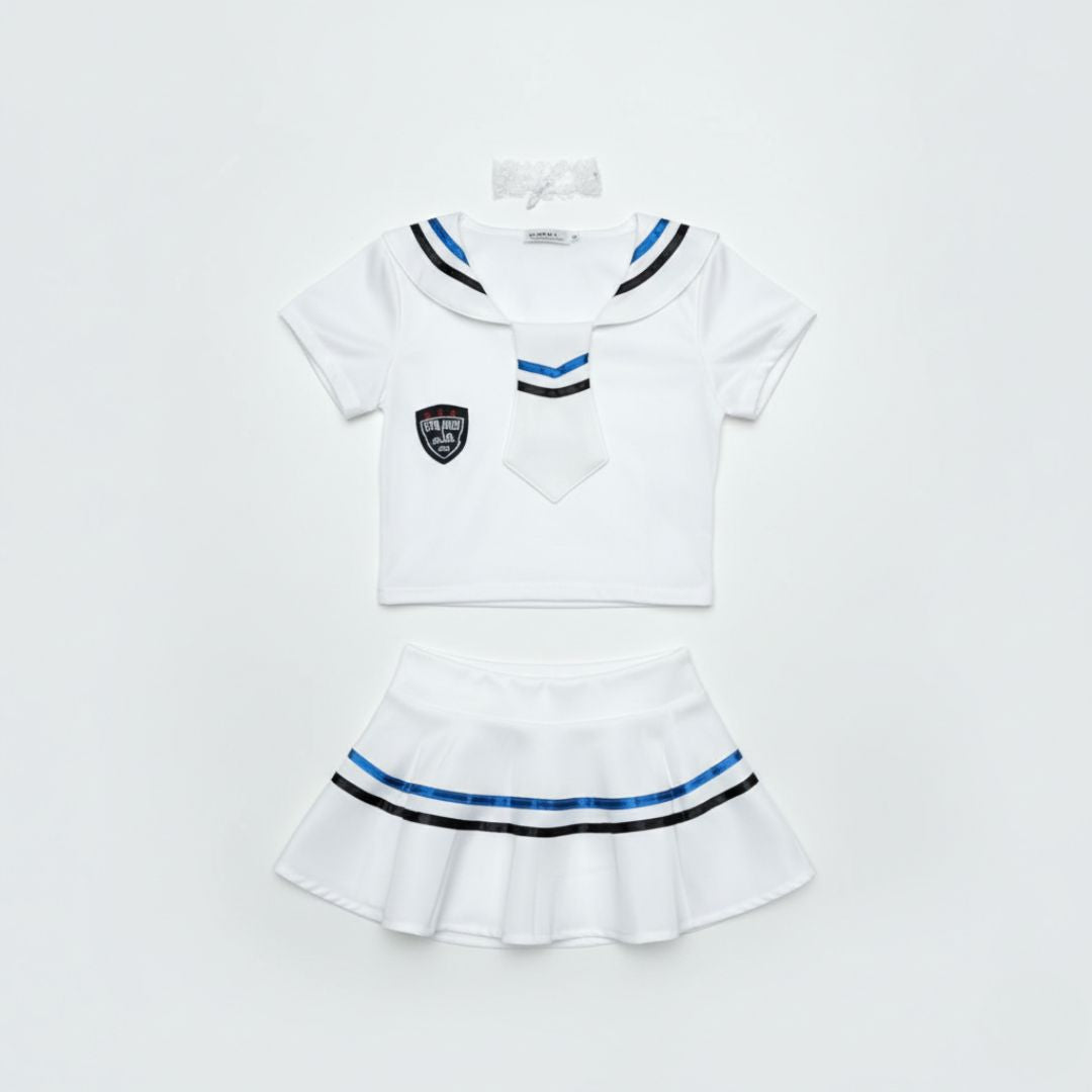 White Sailor Uniform (NEW) + FREE Thigh Highs