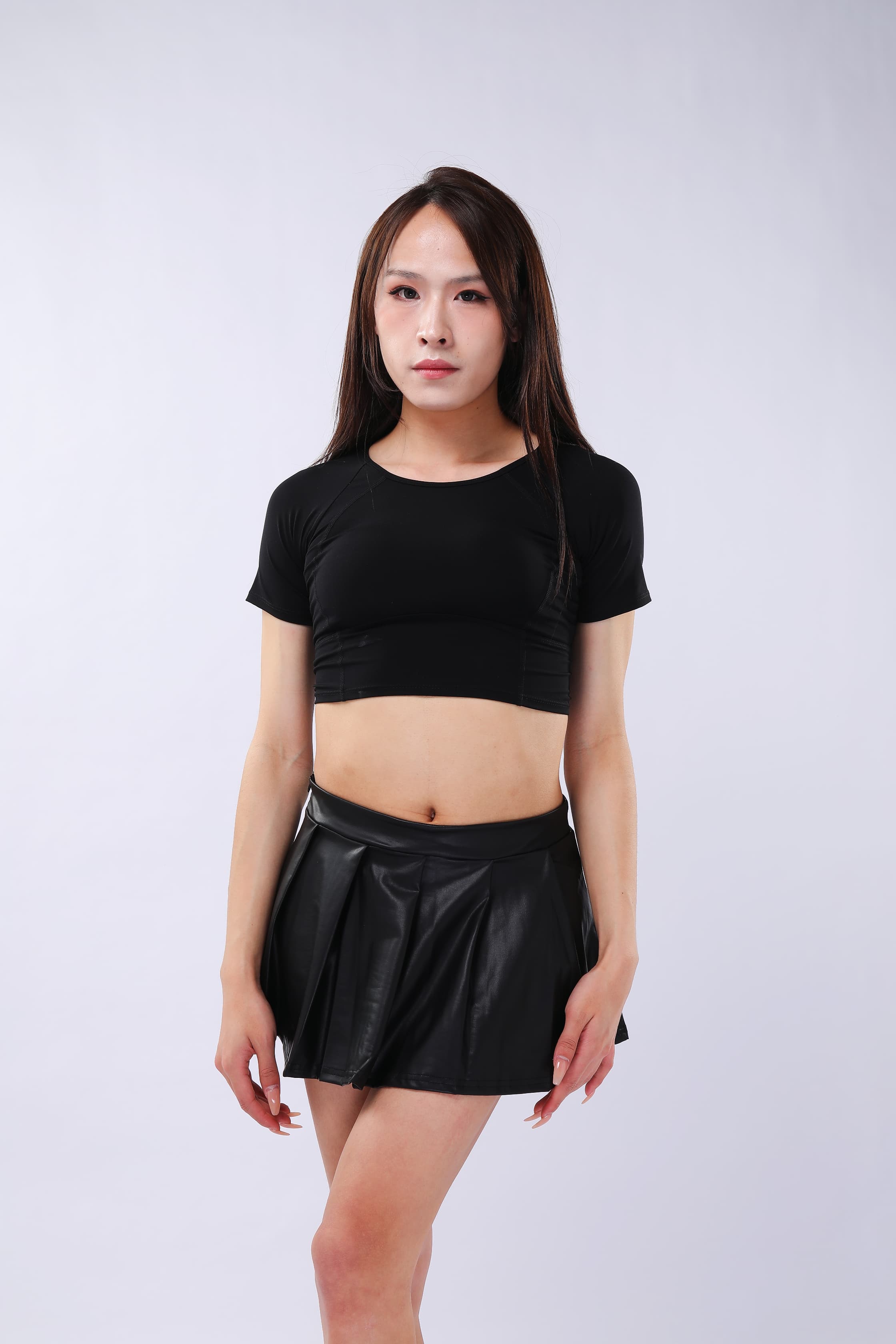 Solid Crop Tee