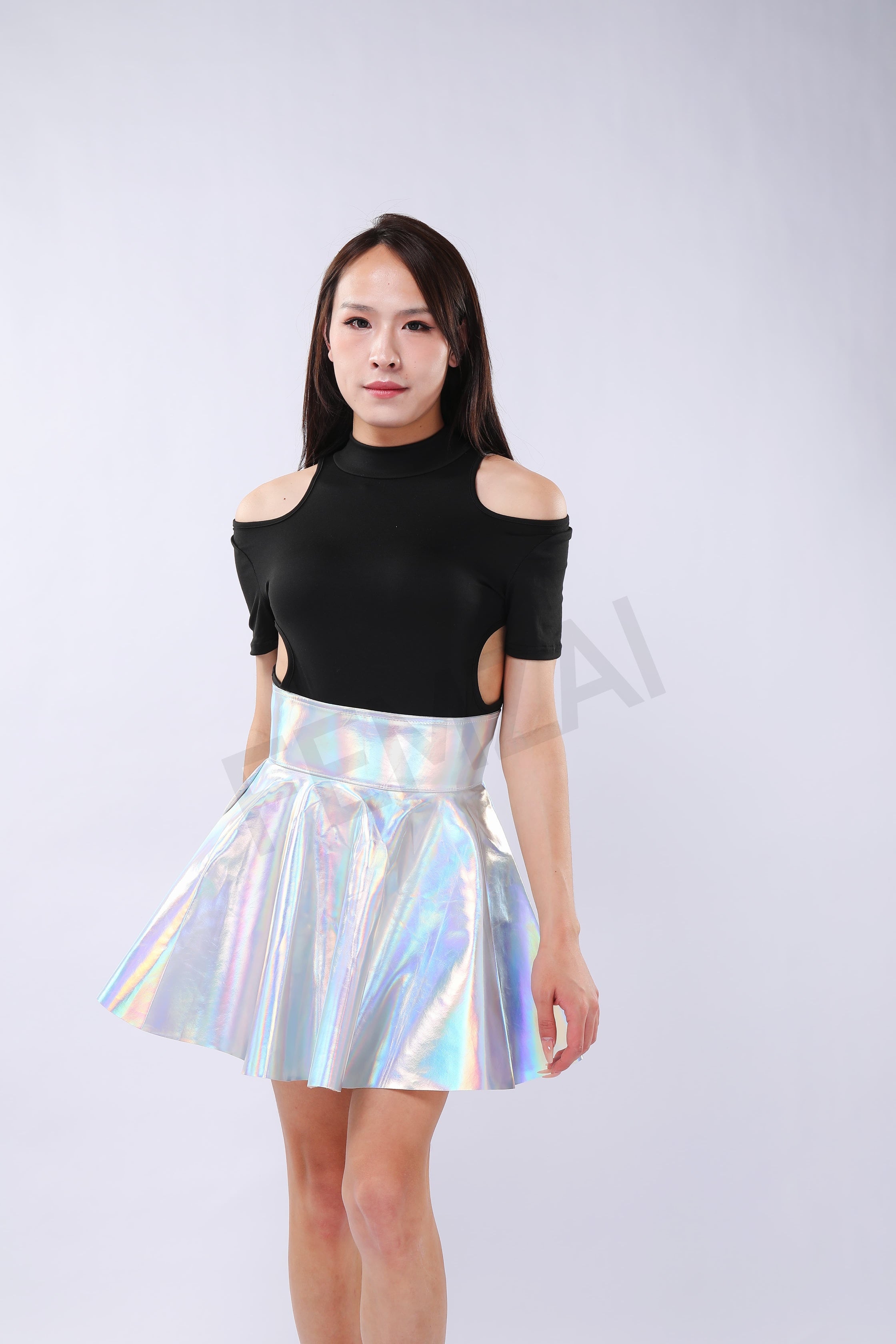 Holographic Femboy Skirt