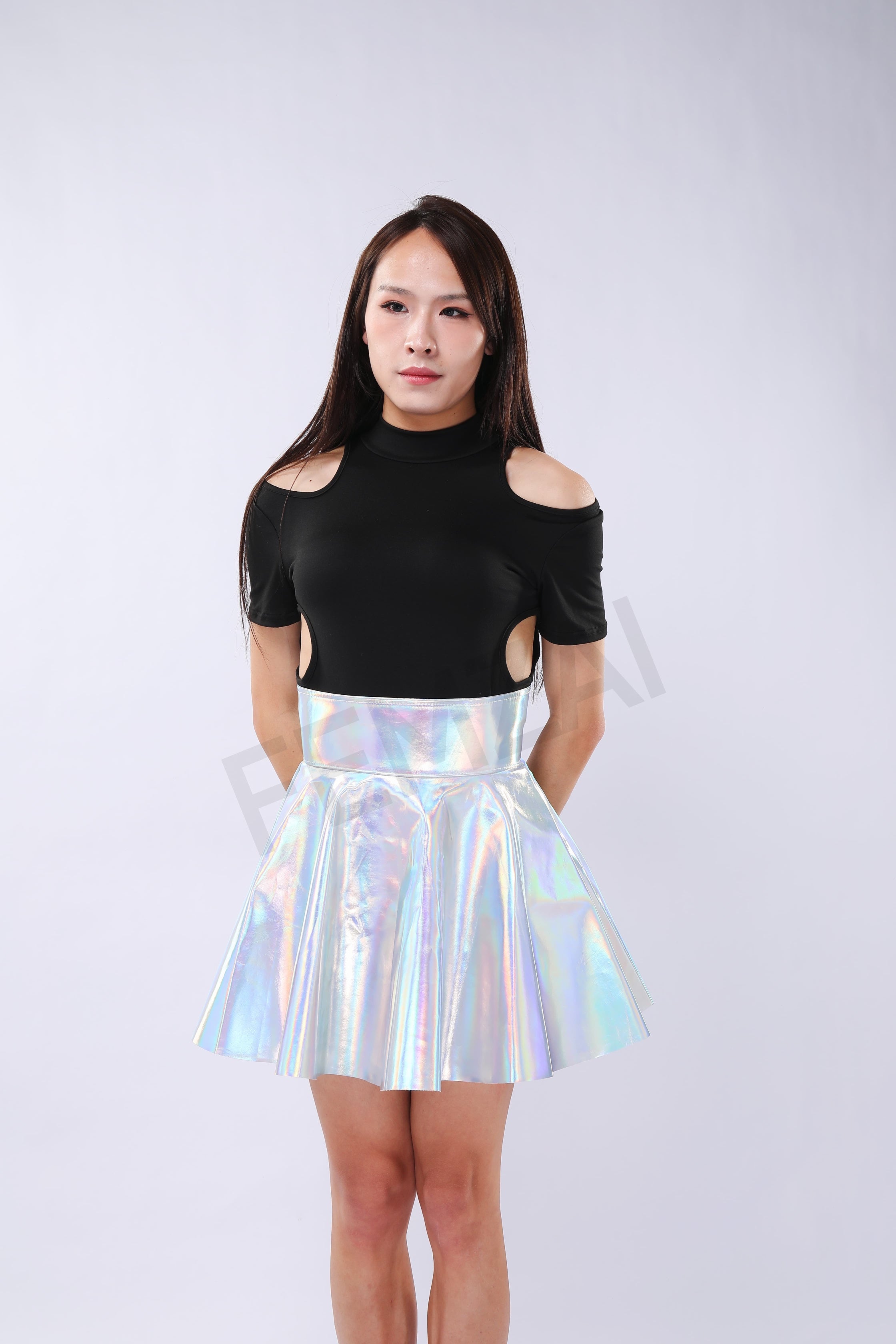 Holographic Femboy Skirt