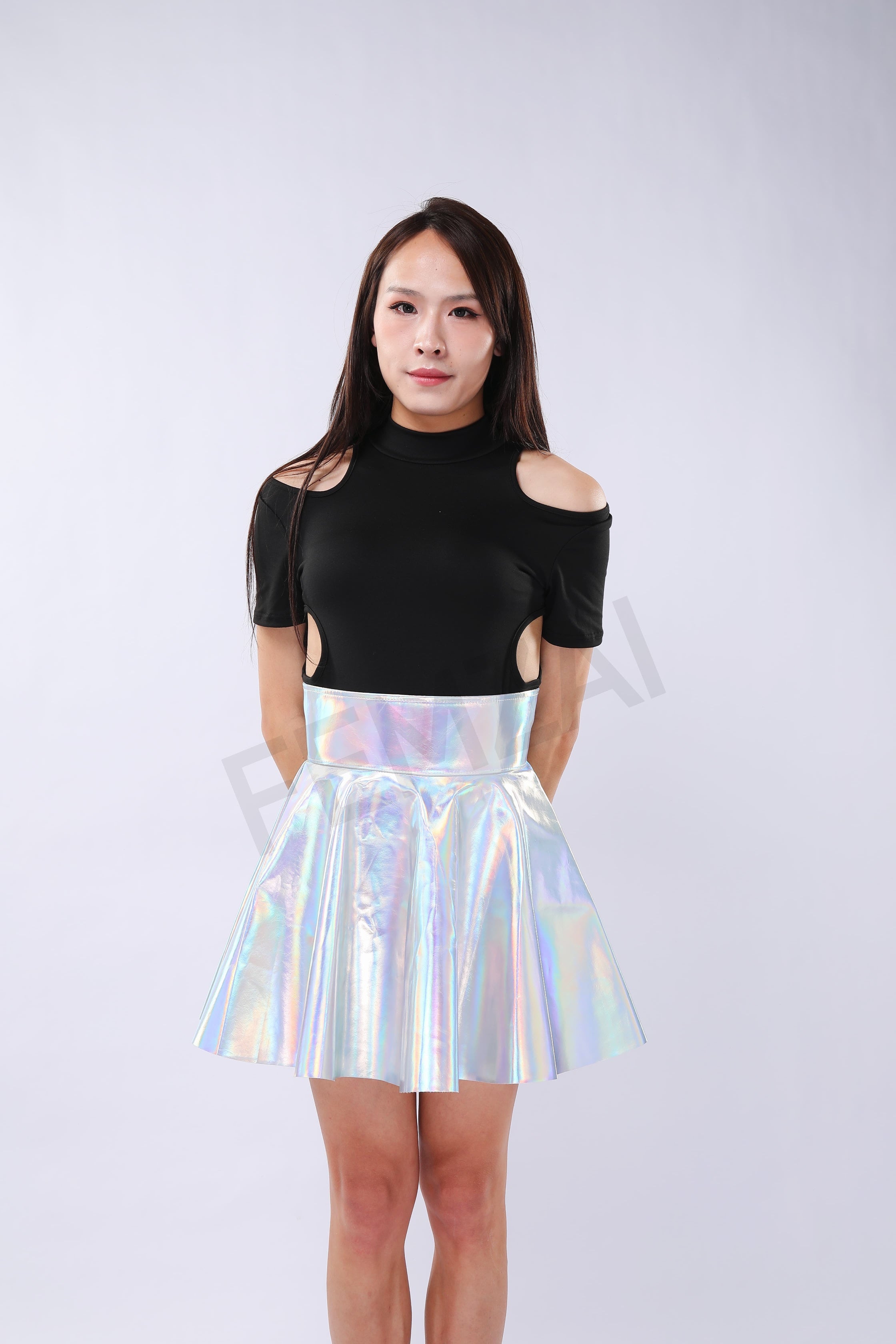 Holographic Femboy Skirt