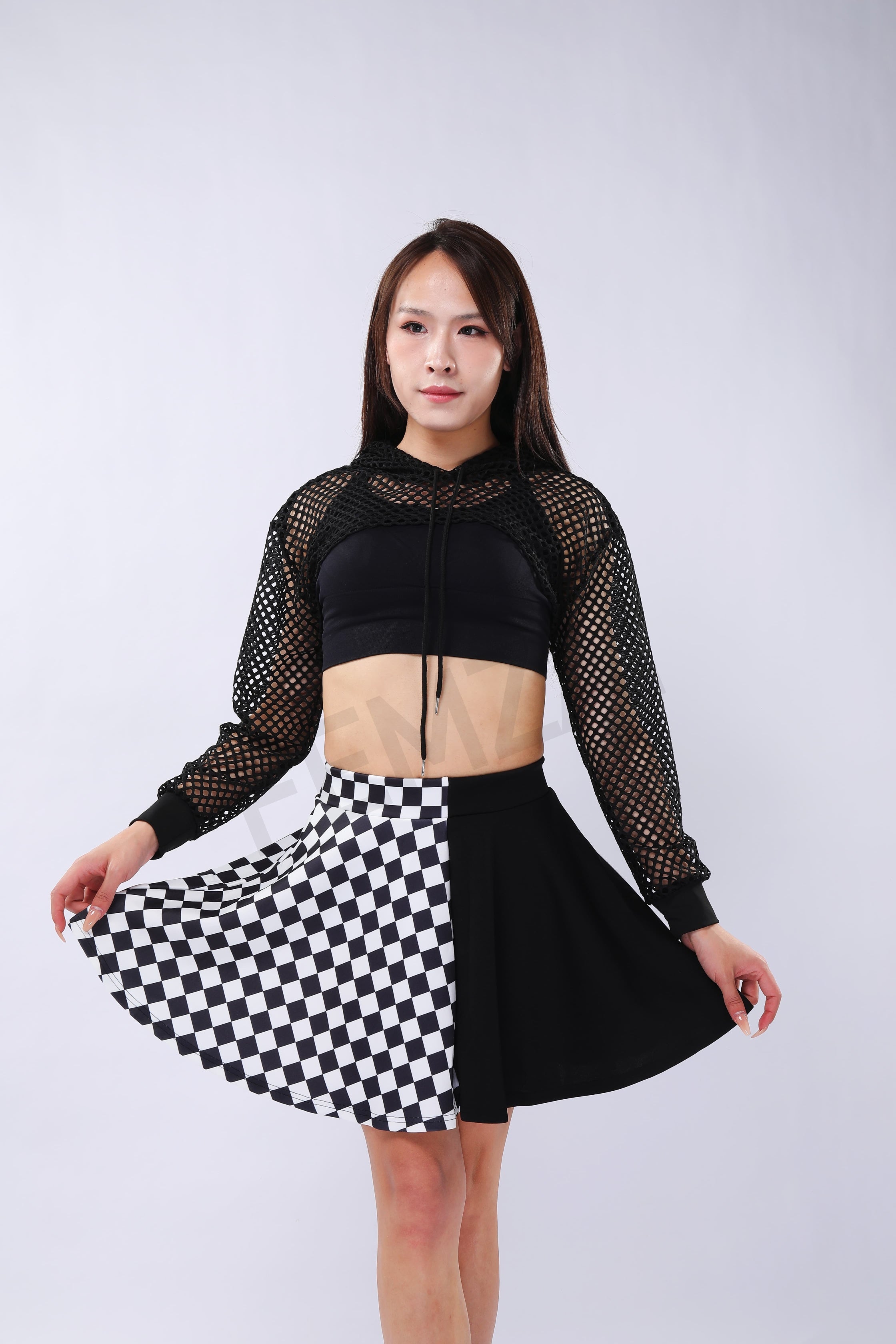 Rave Mesh Crop Top