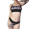 "Come Here Daddy" Vest Tops + Panties Set