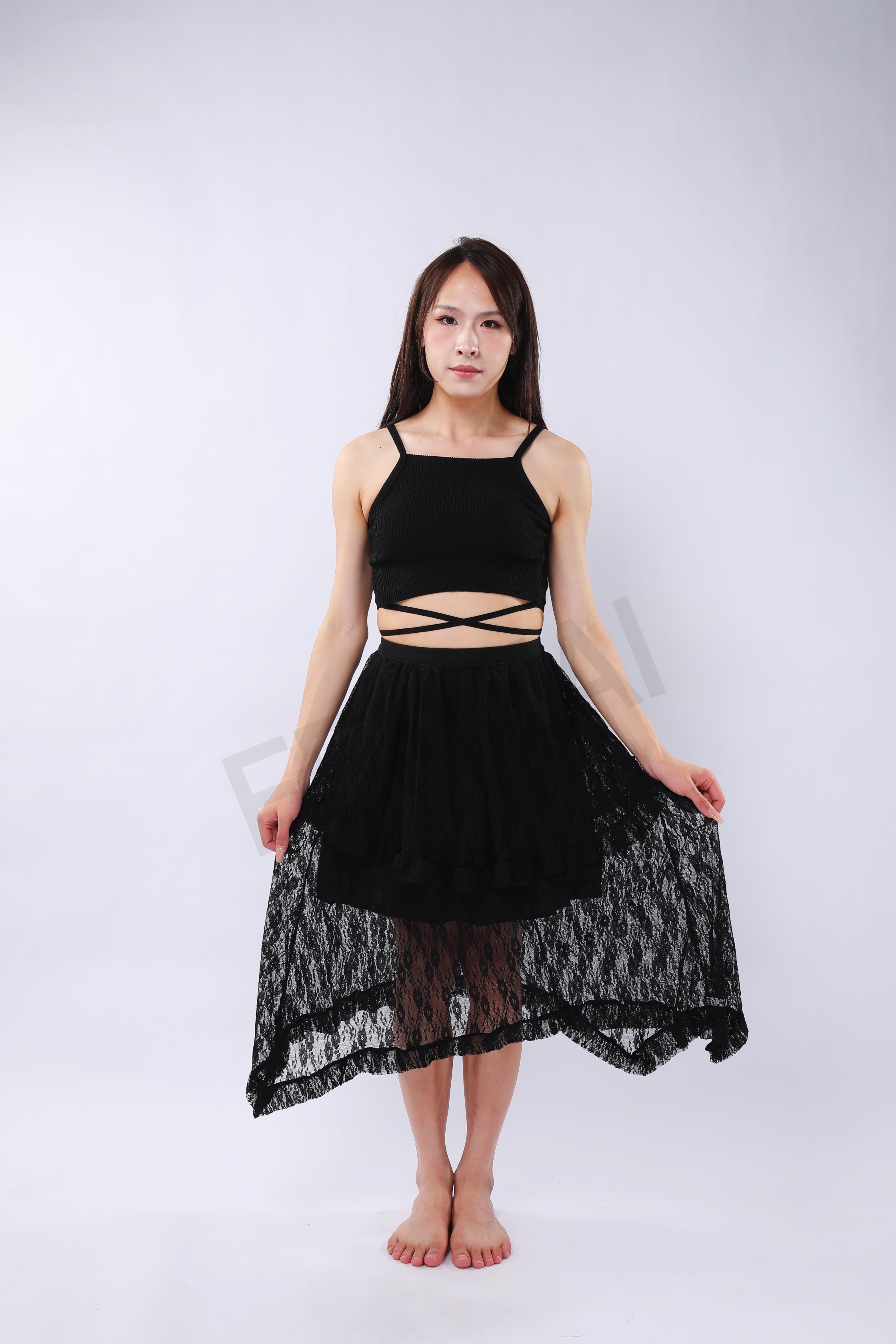 Lace Long Skirt