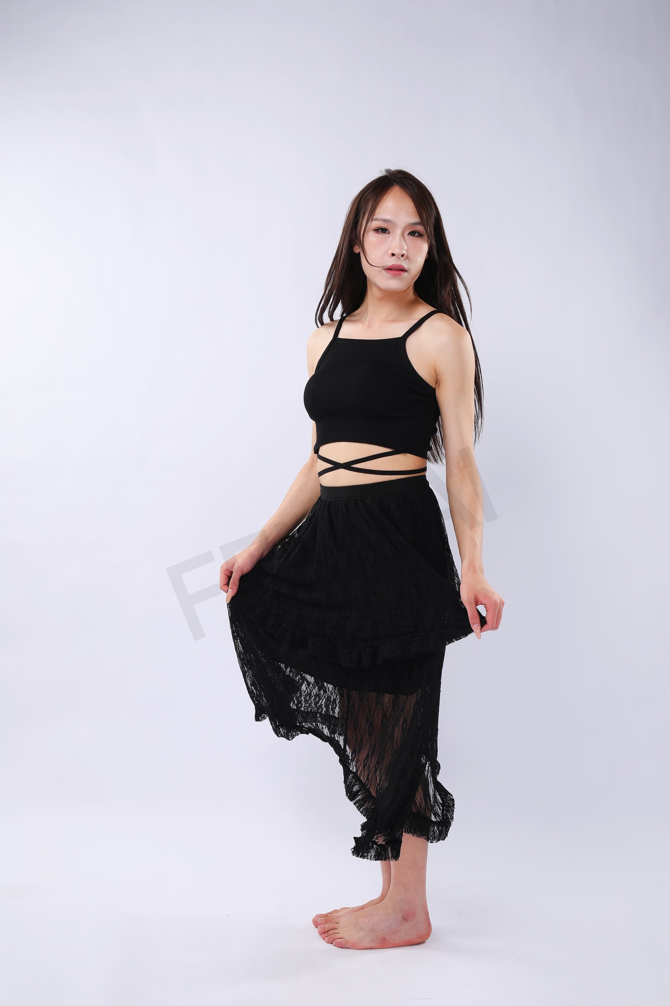 Lace Long Skirt