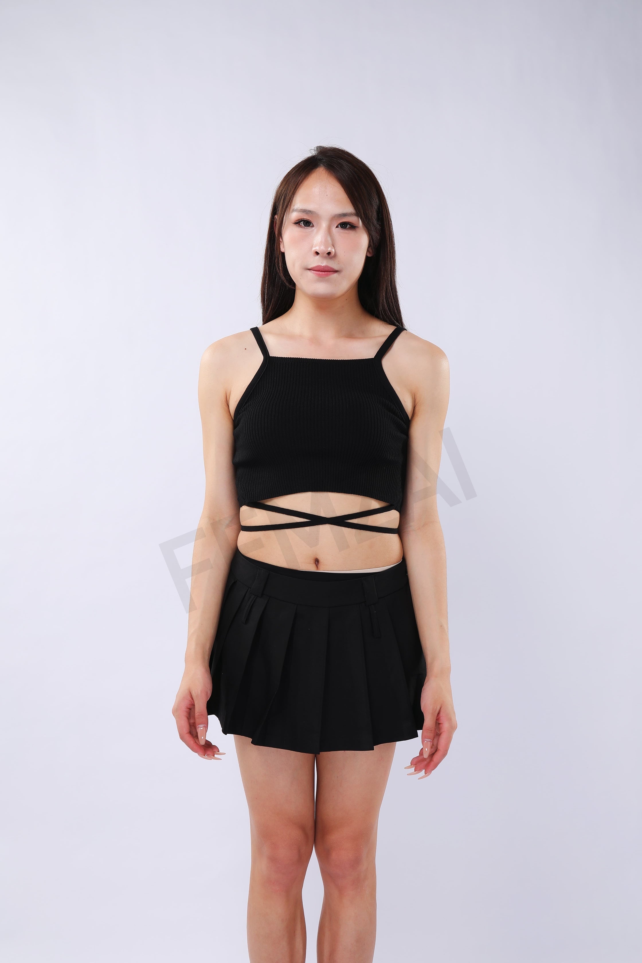 Sexy Pleated Mini Skirt