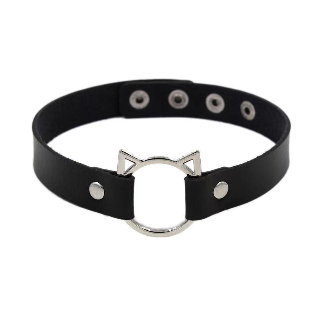 Goth Boy Leather Choker