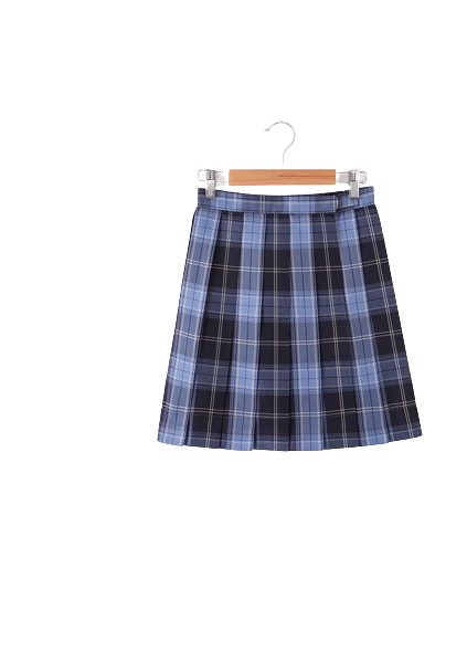 High Waist Plaid Skirt