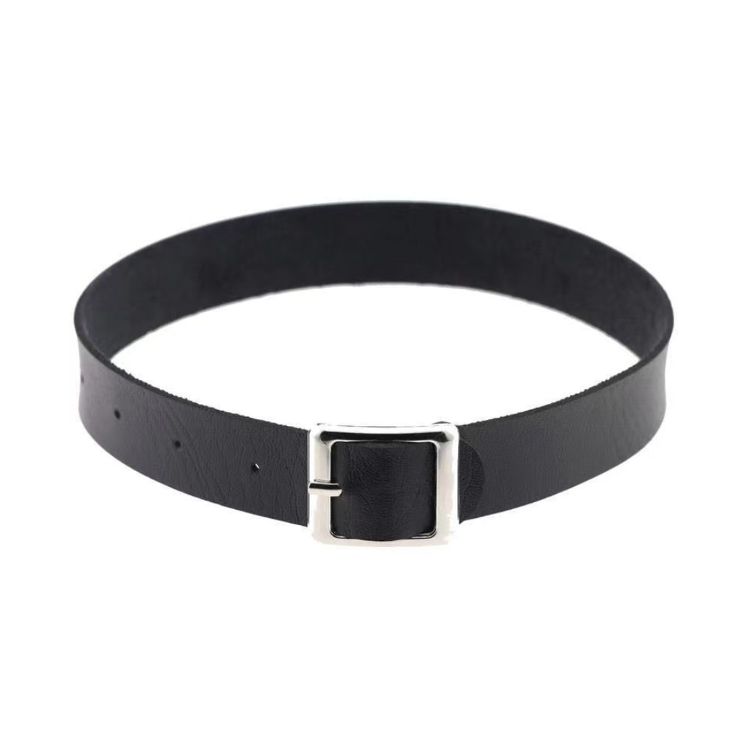 Goth Boy Leather Choker