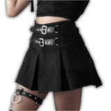 Punk Skirt w/ Leather Belt