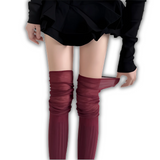 Angora Knee High Socks