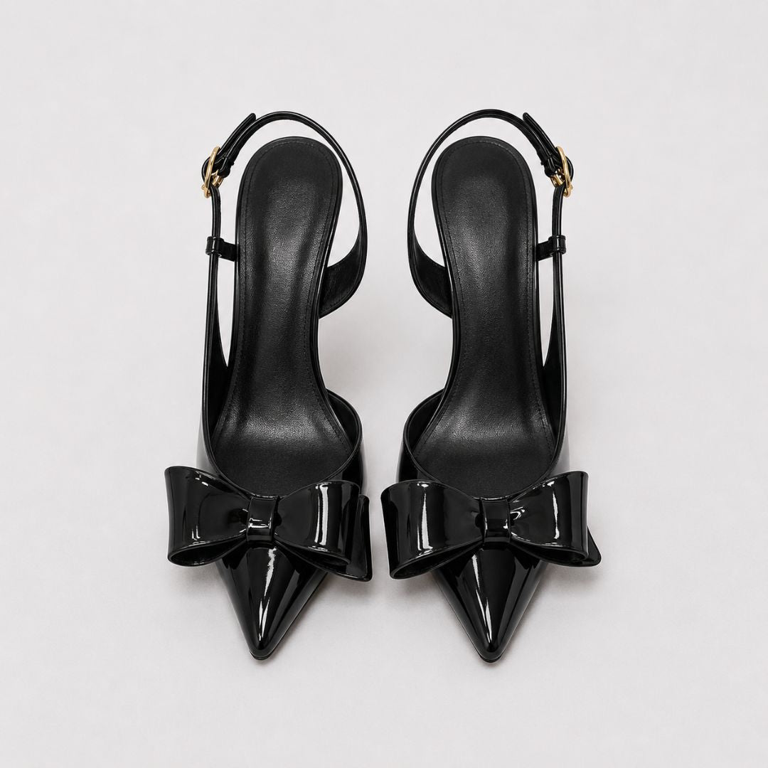Midnight Bow Stilettos