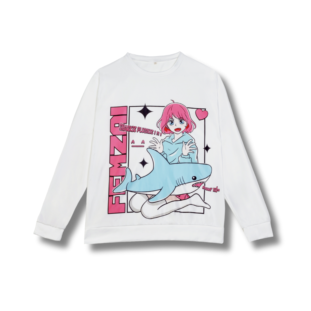 Femzai Sharkie Femboy Crewneck