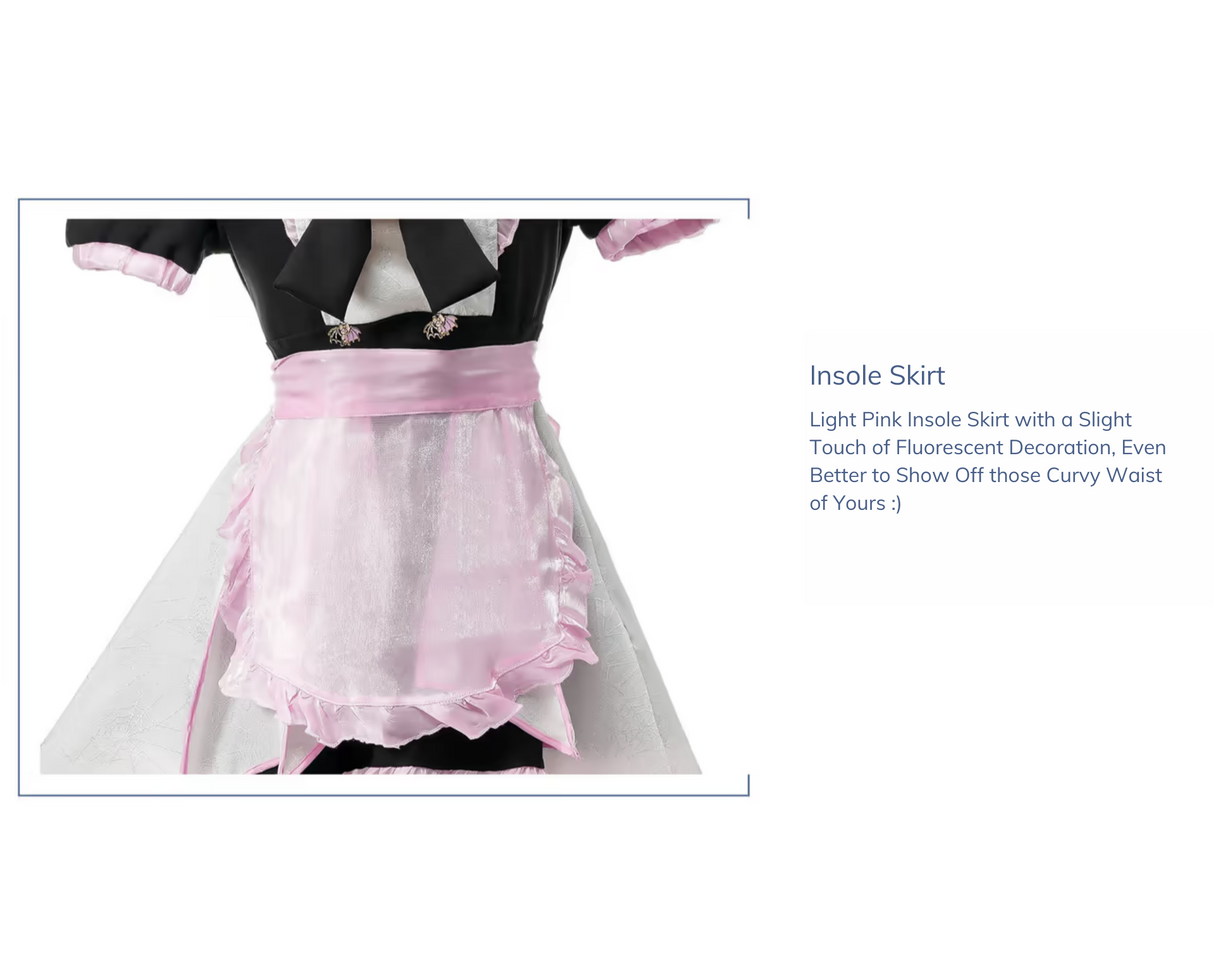 Pink Bat Maid Dress