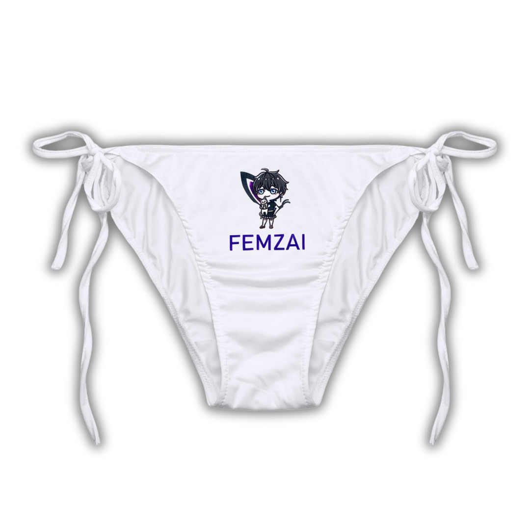 Femzai™ Femboy Liv Bikini Set (White)