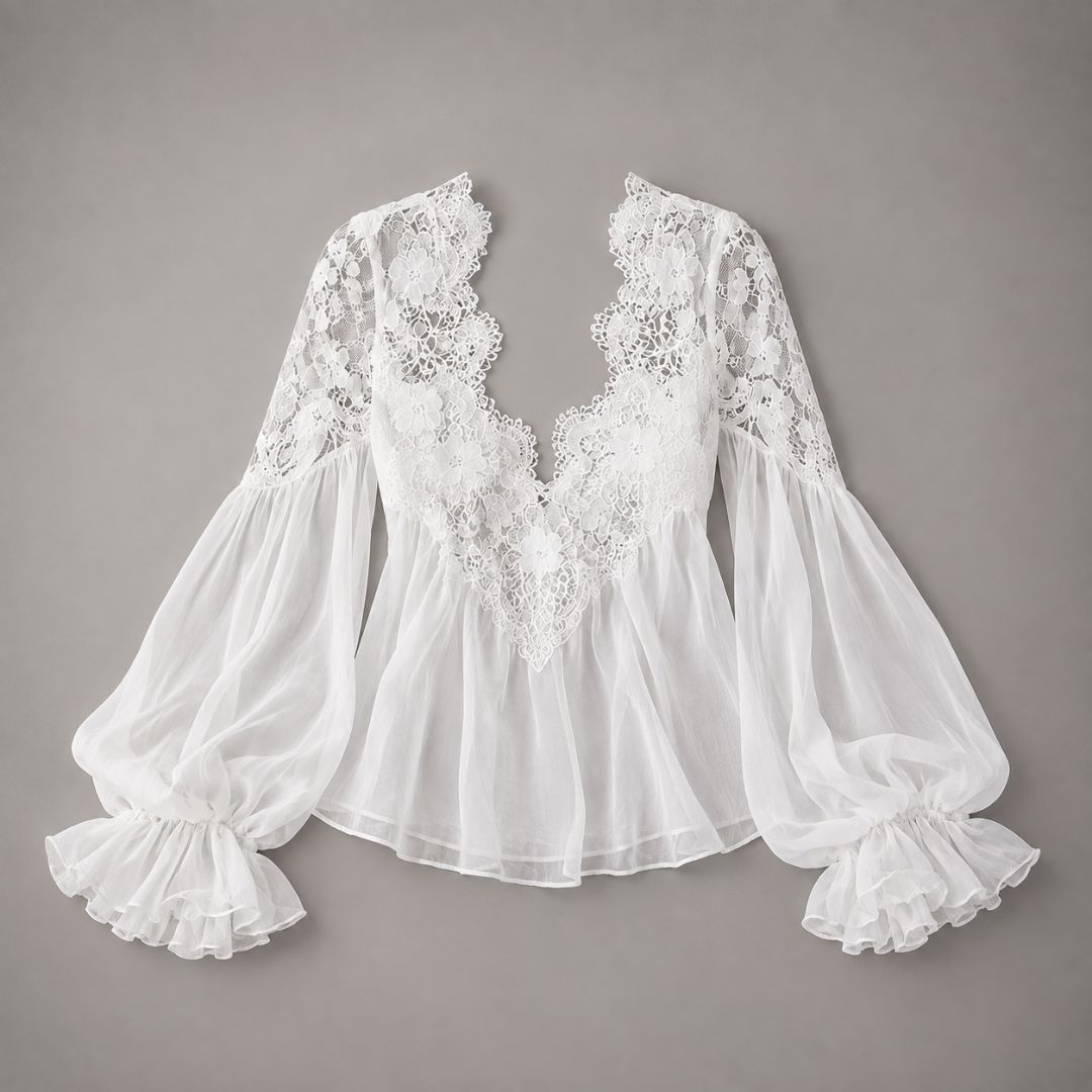 Fay | Large Lace Blouse