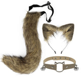 Cat Ear + Choker + Tail Belt Intimate Set