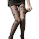 Snowflake Print Tights