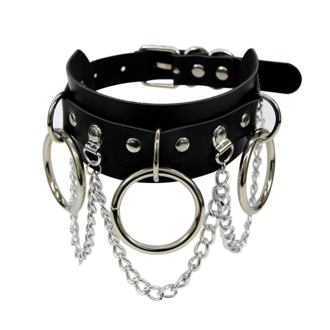 Goth Boy Leather Choker