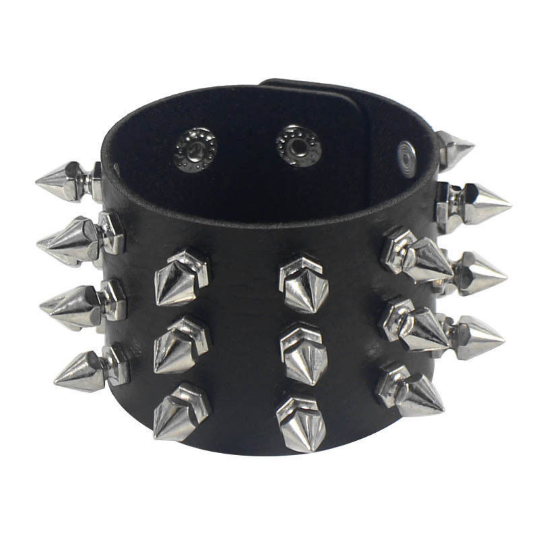 Goth Boy Leather Bracelet
