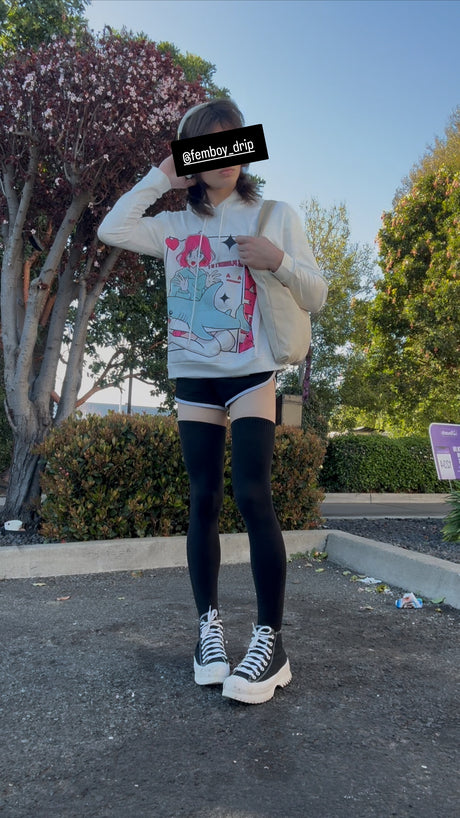 Femzai Sharkie Femboy Crewneck