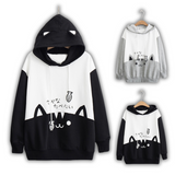 Comfy Kitten & Fish Hoodie