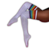 Rainbow Thigh Highs