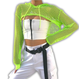 Rave Mesh Crop Top