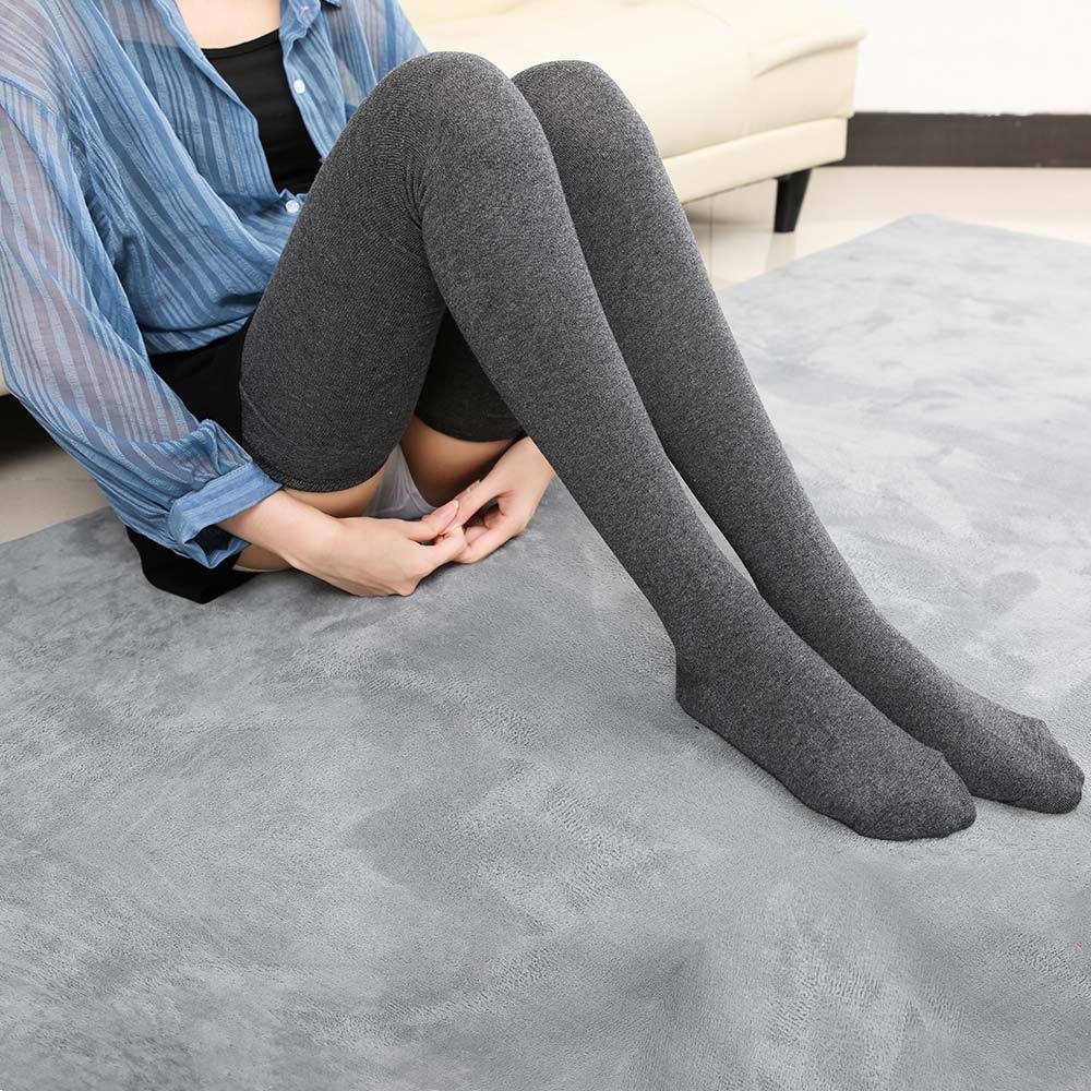 Solid Thigh High Socks (80cm)