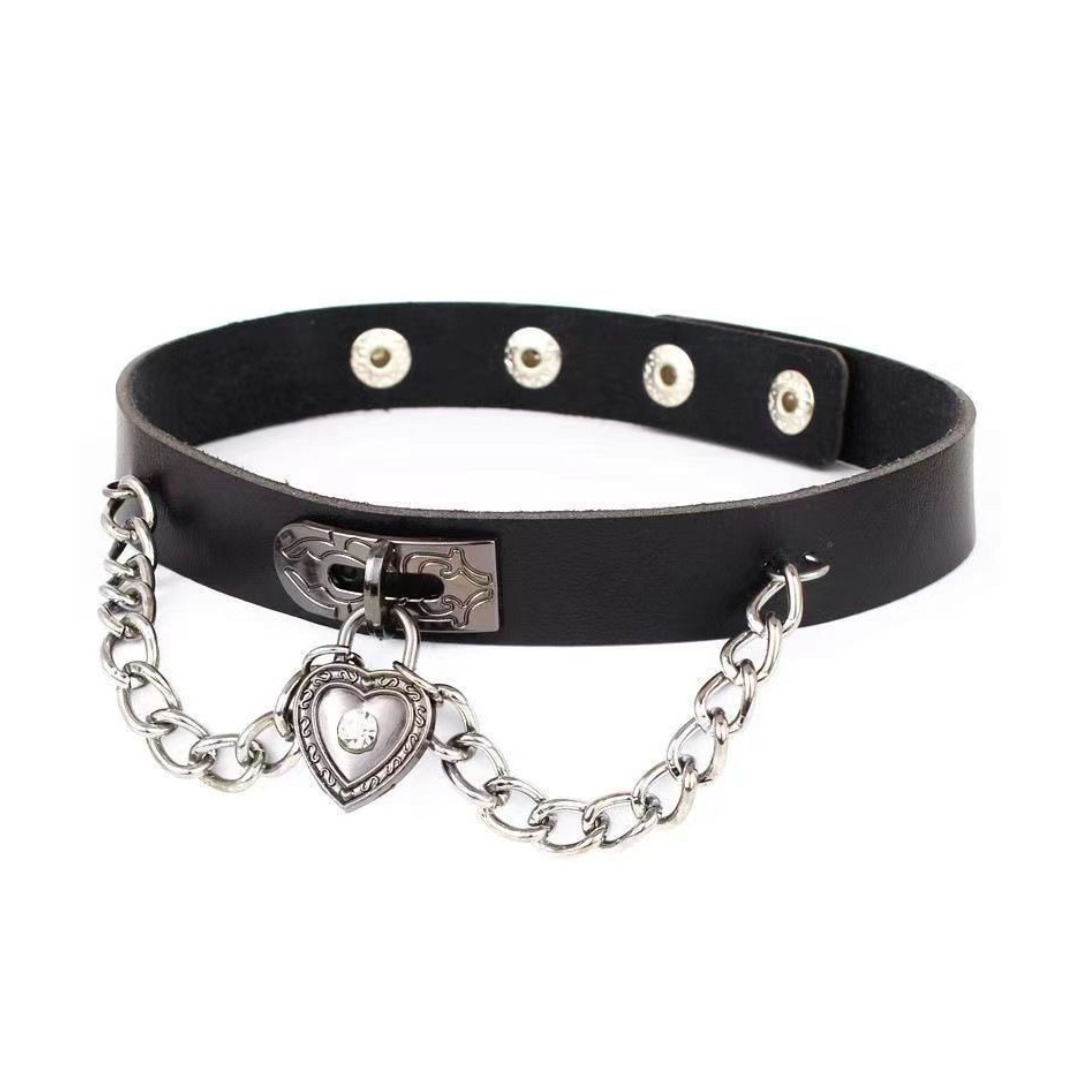 Goth Boy Leather Choker