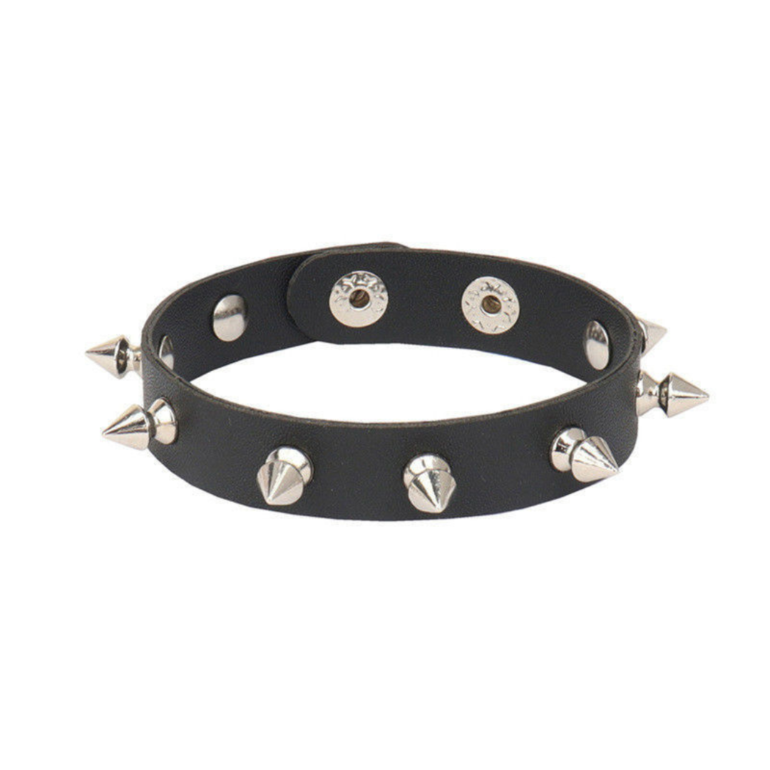 Goth Boy Leather Bracelet
