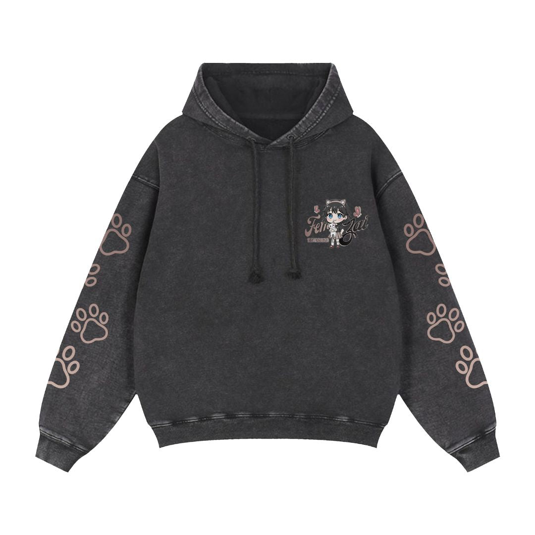 Femzai® Premium Cotton Frost Marble Hoodie