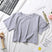 Soft gray Femzai Solid Crop Tee, a versatile piece for femboy outfits, presented on a contrasting white background