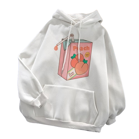 Femboy Fruity Summer Hoodie (peach)