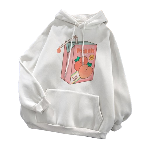 Femboy Fruity Summer Hoodie (peach)