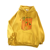 Femboy Fruity Summer Hoodie (peach) yellow