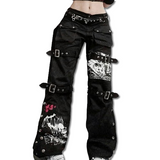 "Metal Queen " Low-Waist Trousers