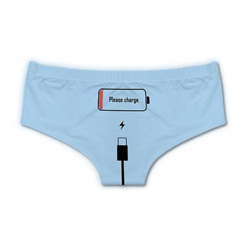 "Please Charge" Cotton Panties