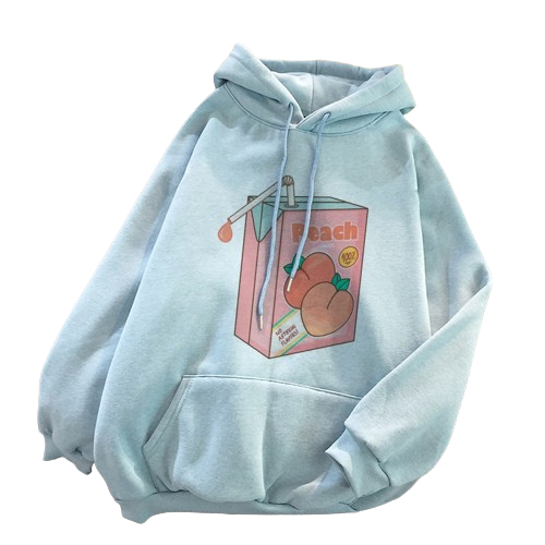 Femboy Fruity Summer Hoodie (peach)