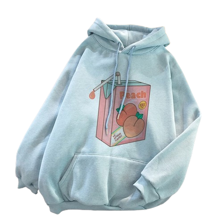 Femboy Fruity Summer Hoodie (peach)