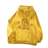 Femboy Fruity Summer Hoodie (Peach Juice) - photo shoot photo for femboy hoodie - yellow