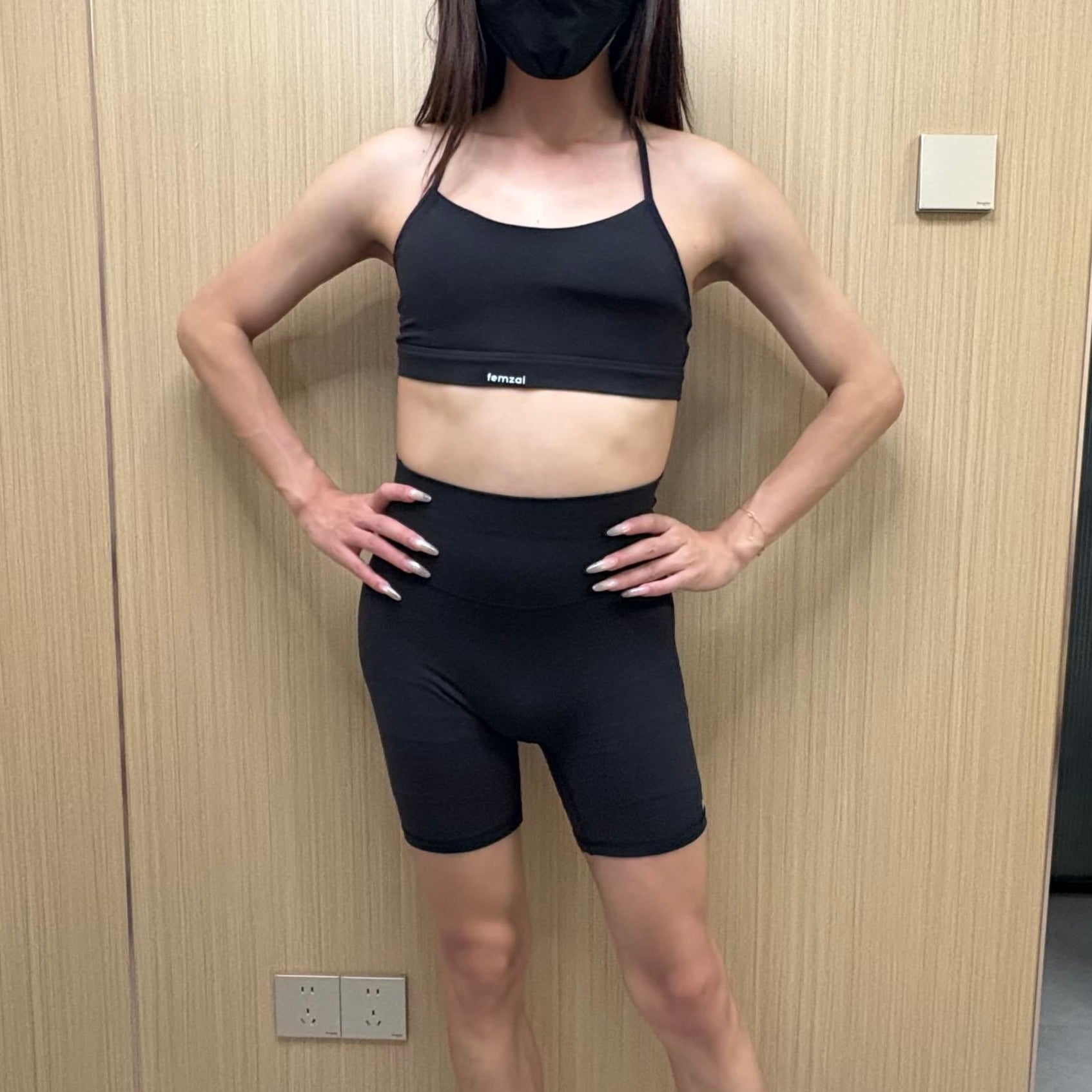 Zai-soft Yoga Shorts Set