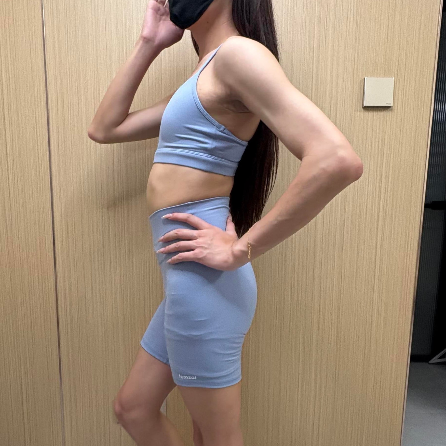 Zai-soft Yoga Shorts Set