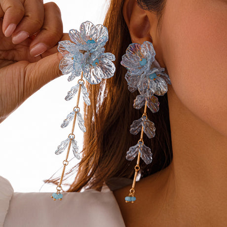 Scallop Flower Earrings