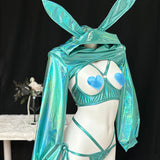 Emerald Bunny Lingerie Set