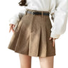 Corduroy Pleated Skirt