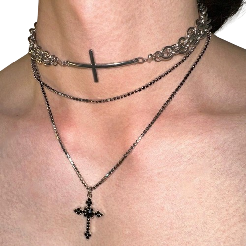 Punk Metal Leather Choker