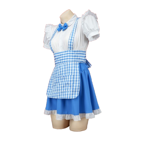 Blue And White Maid Dress Lingerie